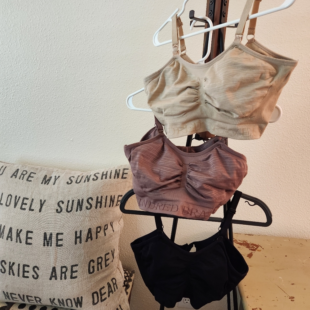 Kindred Bravely nursing/pump bra trio